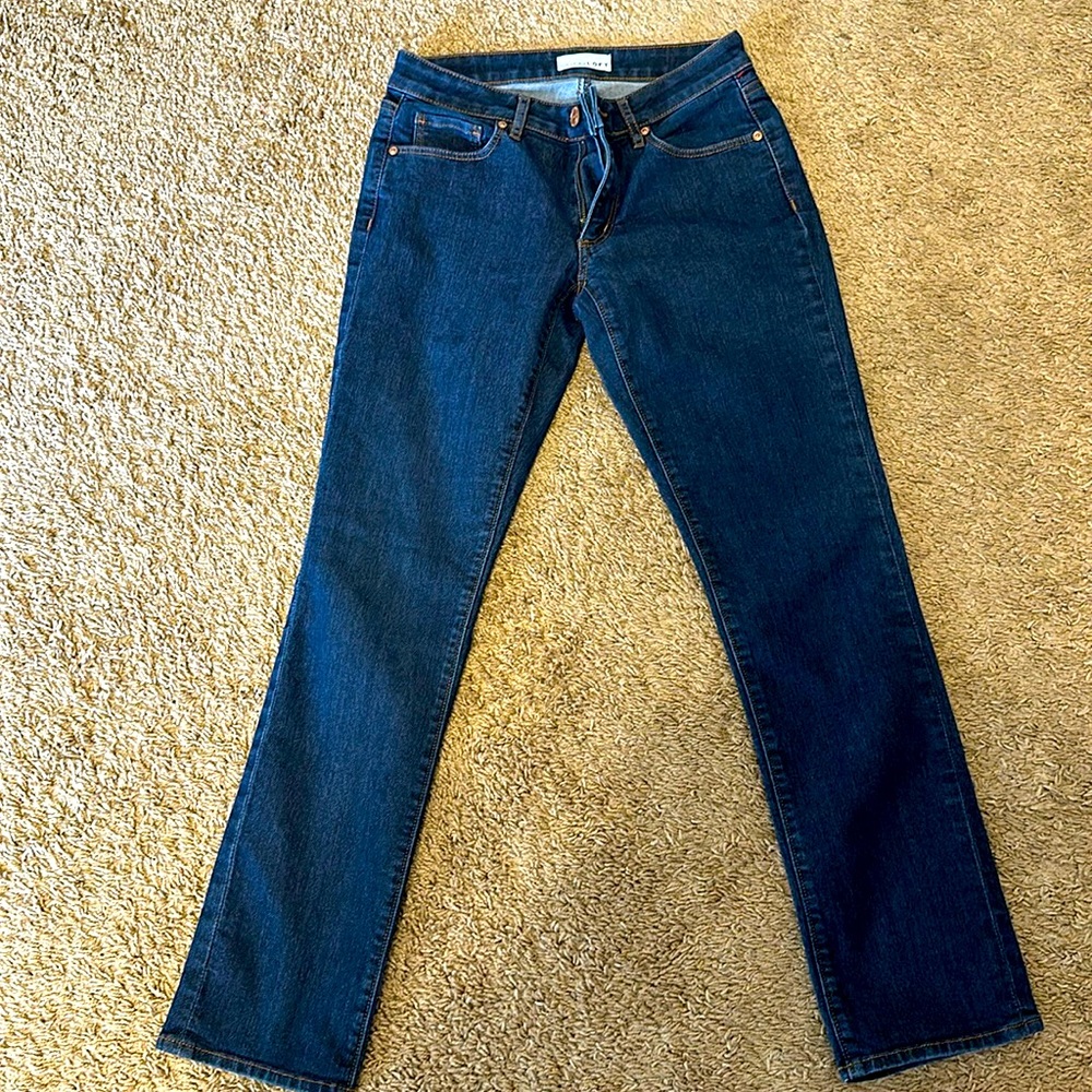 Loft curvy straight blue jeans 26/2